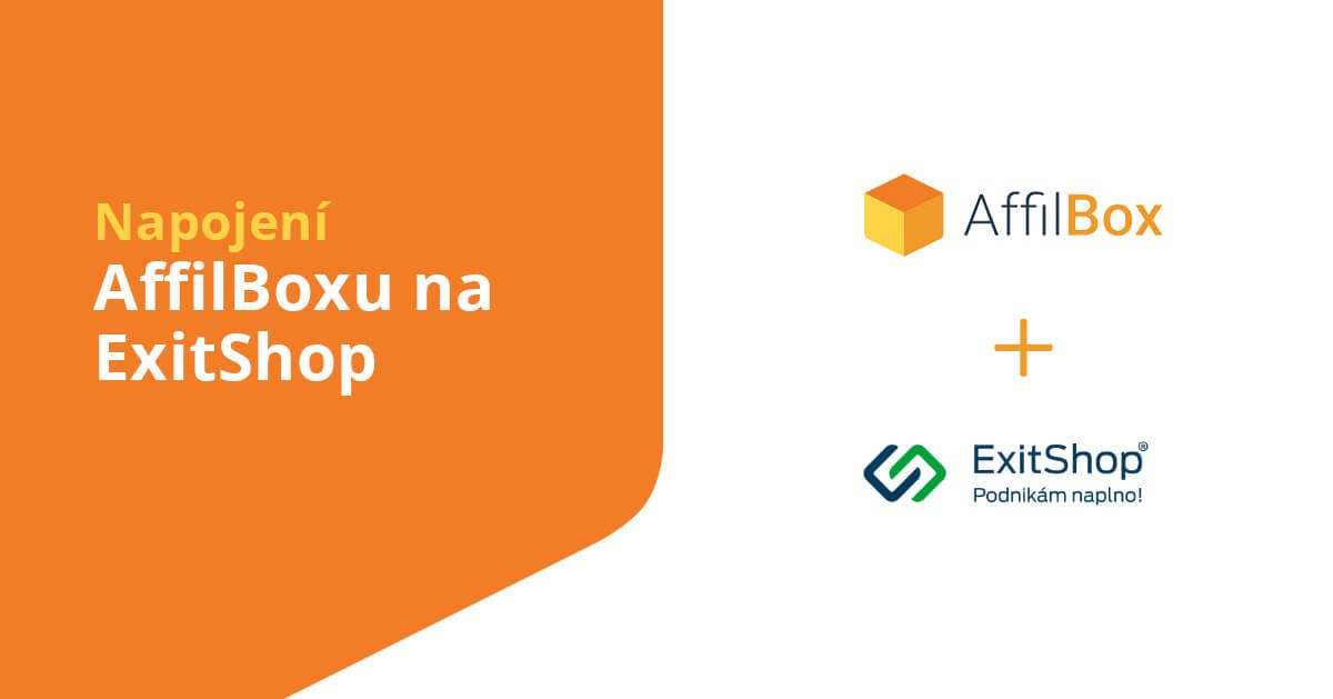 Napojení AffilBoxu na Exitshop.cz