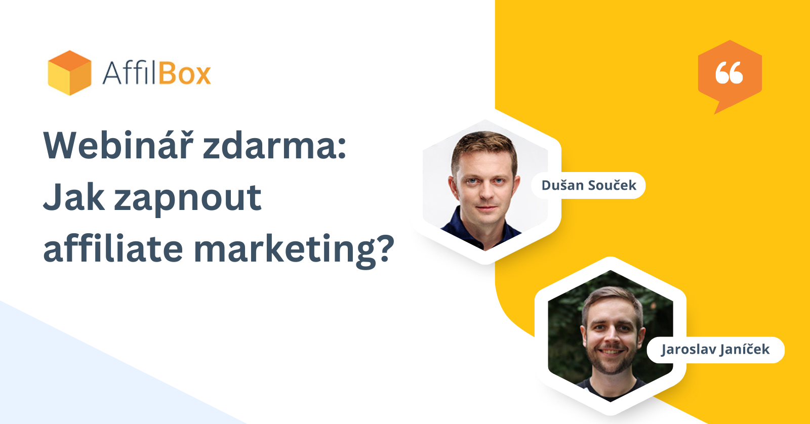 webinář o affiliate marketingu